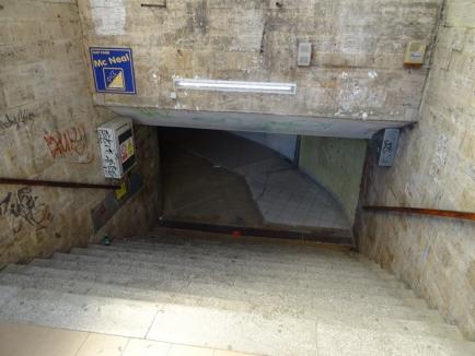 Pasajele subterane de la Crişul şi de la Gară intră în renovare (FOTO)