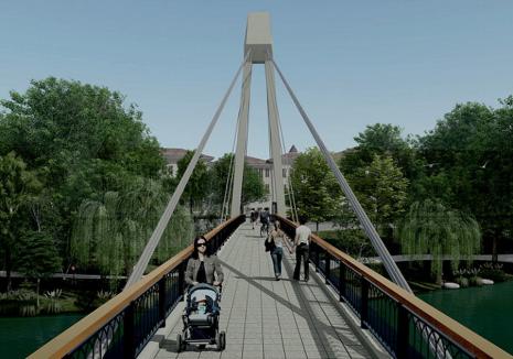 Podul Intelectualilor din Oradea se închide pentru 3 luni! Din 3 aprilie încep lucrările de reabilitare (FOTO)