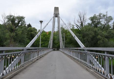Podul Intelectualilor din Oradea se închide pentru 3 luni! Din 3 aprilie încep lucrările de reabilitare (FOTO)