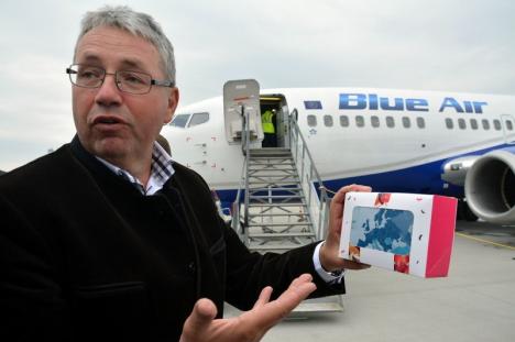 Pásztor spune că gradul de încărcare al zborurilor Blue Air de la Oradea a scăzut sub 50%: 'Din martie nu se ştie…'