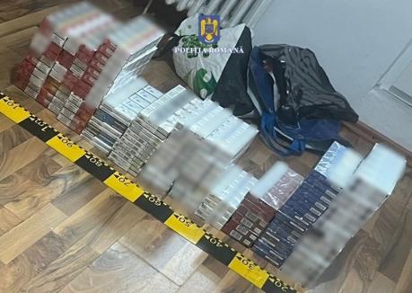 Descinderi la bișnițari, în piețele din Oradea: au fost confiscate peste 4.000 de pachete de țigări (FOTO)