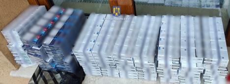 Descinderi la bișnițari, în piețele din Oradea: au fost confiscate peste 4.000 de pachete de țigări (FOTO)