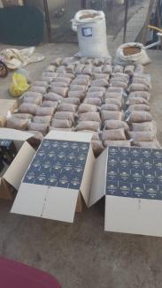 15 tone de tutun au fost confiscate şi 60 de persoane duse la audieri în urma percheziţiilor făcute inclusiv în Bihor la contrabandişti (FOTO)