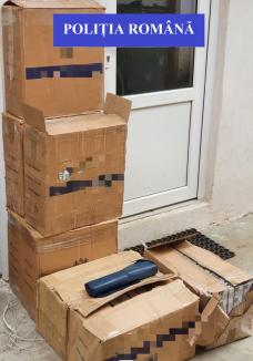 Peste 12.000 pachete de ţigări descoperite la patronul unui local din Oradea. Bărbatul a mai fost reţinut pentru contrabandă