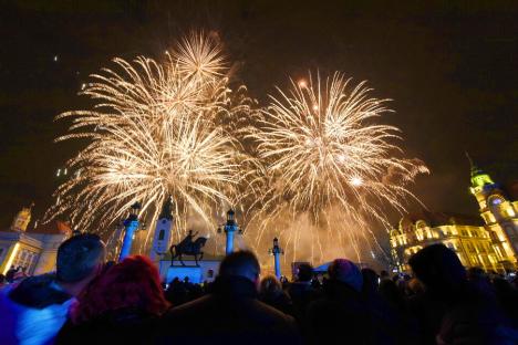 Revelionul nu va fi sărbătorit în Piața Unirii din Oradea
