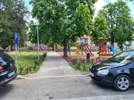 Piaţa Tineretului din Oradea a fost modernizată. Proiectul a fost aprobat în 2018, dar pus în practică abia acum (FOTO)