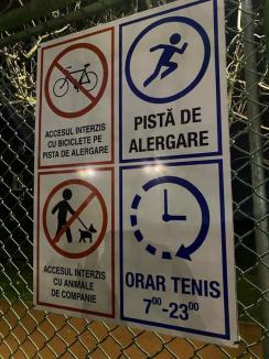 Stimulent pentru jogging: Ce-i pune mai tare pe fugă pe orădenii care folosesc pista de alergare de lângă Arena Antonio Alexe (FOTO)