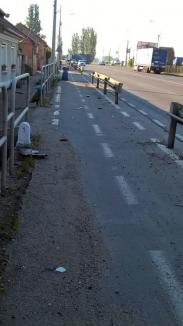 Pista gunoaielor: În Borş, bicicliştii pedalează între mizerii de toate felurile (FOTO)