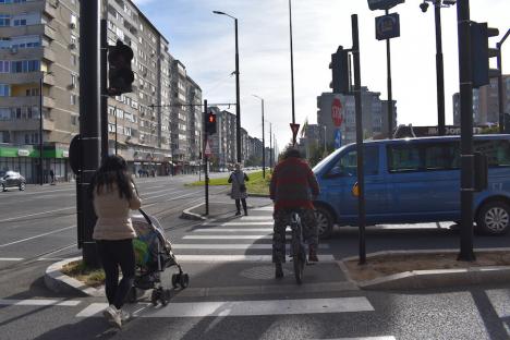 Greu cu bița! Edilii susțin că Oradea e prietenoasă cu bicicliștii, dar au făcut în acest an doar 2,2 km de pistă (FOTO)