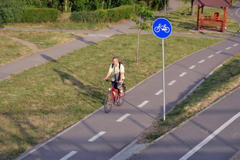 300 de kilometri de piste pentru bicicliști în Bihor. Proiectul ar putea fi finanțat din bani europeni