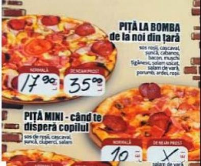 Ofertă inedită la o pizzerie: "Piţa Bucuria Homosexualului" sau "Piţa ţăranului venit din Italia"