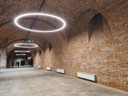 Lucrările de la Palatul Baroc, spre final: Pivnița devine centru cultural și de afaceri, etajul 2 va găzdui o expoziție de artă modernă (FOTO)