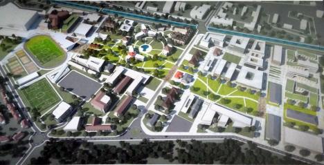Masterplan pentru Universitate: Primăria Oradea va investi anual 2 milioane de euro pentru extinderea şi renovarea campusului universitar (FOTO)