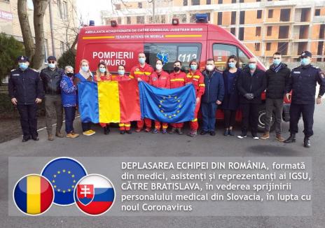 Medici și asistenți români, inclusiv din Oradea, au plecat să ajute în lupta anti-Covid în Slovacia. Dr. Alin Suciu: 'Când un stat solicită ajutor, situaţia este gravă' (VIDEO)