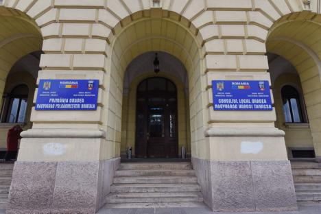 Intrarea principală în Primăria Oradea va fi închisă începând cu 10 februarie pentru lucrări de reabilitare (FOTO)