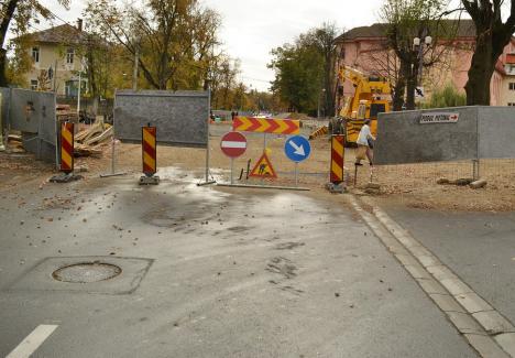 Strada Universității din Oradea se închide pe o porţiune circulației rutiere, timp de 20 de zile. Află de ce!