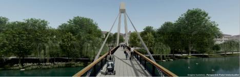 Podul Intelectualilor din Oradea intră în șantier: Va fi consolidat și ar putea avea pistă pentru bicicliști (FOTO)