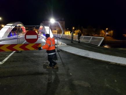 Bolojan a deschis fără panglică Podul Centenarului pentru pietoni. Vezi cum arată! (FOTO / VIDEO)