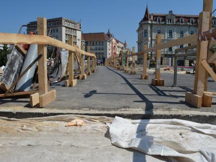 'Cadou' de 1 iunie. Podul Ladislau se închide o zi pentru lucrări de asfaltare