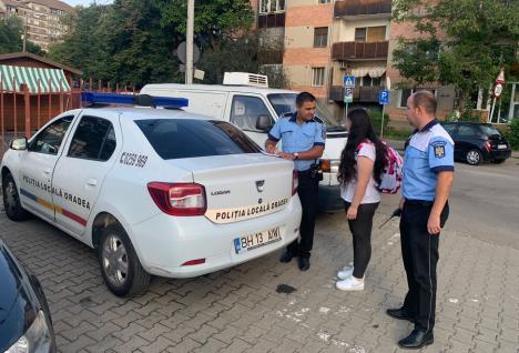 Polițiștii locali din Oradea au găsit o fată de 13 ani care plecase de acasă