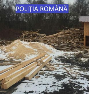 Rezultatele percheziţiilor făcute la hoţii de lemne: S-a confiscat material lemnos fără acte de peste 130.000 lei (FOTO)