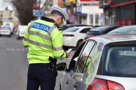 Acţiune fulger în Bihor: Peste 1.200 de şoferi au fost testați în trafic pentru alcool şi substanțe psihoactive