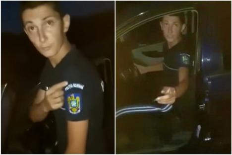 Un tânăr din Timiş, prins în timp ce se dădea poliţist: 'Vezi că o să fii săltat din casă!' (VIDEO)