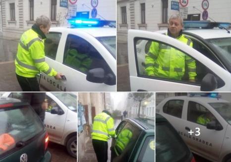 Polițist local din Oradea, vedetă pe internet pentru că nu poartă mască. Conducerea instituției anunță anchetă (FOTO)