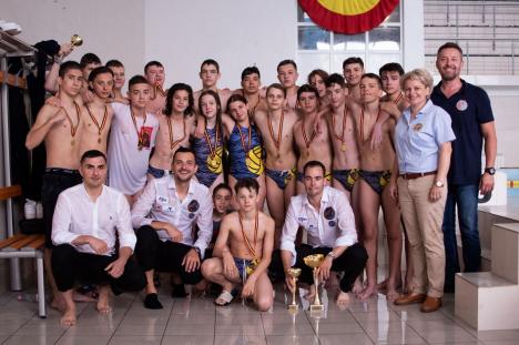 Echipa de polo a CS Crişul Oradea a cucerit titlul de campioană naţională la juniori U13! (FOTO)