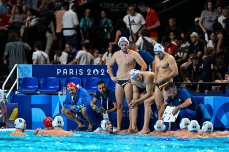 Cu doi orădeni în componență, naționala de polo a României a încheiat parcursul la Olimpiada de la Paris: Nicio victorie pentru tricolori, dar multe aplauze (FOTO)