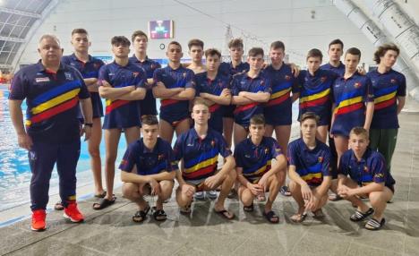 Cu şase jucători de la Crişul în lot, echipa României a câştigat Cupa Novaky la polo U15 