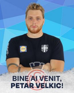 Un nou jucător străin la CSM Oradea: sârbul Petar Velkic, adus din Italia