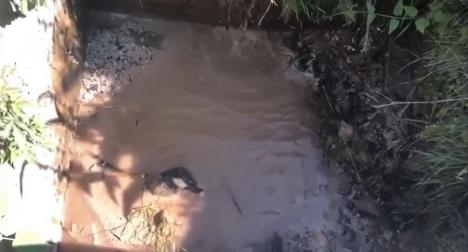 Descindere a autorităților la Băița: Poluare la mina britanicilor de la Vast Resources (FOTO / VIDEO)