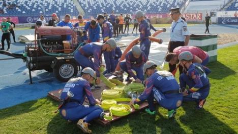 Pompierii bihoreni, vicecampioni naţionali la acţionarea în situaţii de urgenţă