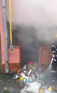 Incendiu la un restaurant din Sălard, provocat de jarul căzut din centrală