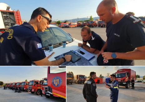 Pompierii români, în frunte cu bihoreanul Alexandru Csilik, au început lupta cu incendiile din Grecia. Focarele, monitorizate cu drone (FOTO)