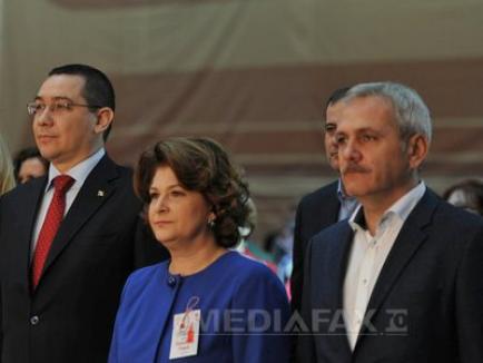 Liviu Dragnea, noul preşedinte al PSD. Victor Ponta s-a sustras de la vot
