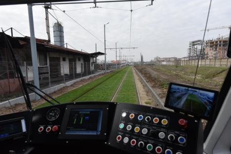Prima linie de tramvai construită în Oradea după Revoluţie, inaugurată de primarul Florin Birta (FOTO / VIDEO)