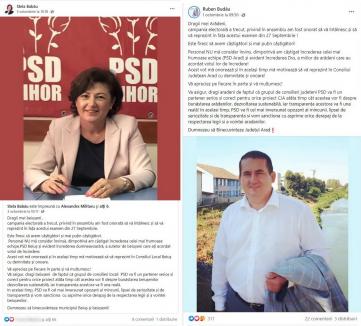 Şi-a furat tovarăşul: PSD-ista Stela Babău a plagiat mesajul de mulțumire al colegului de partid