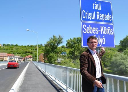 Sebes-Körös folyó: PPMT-iştii au 'botezat' Crişul Repede în limba maghiară (FOTO)