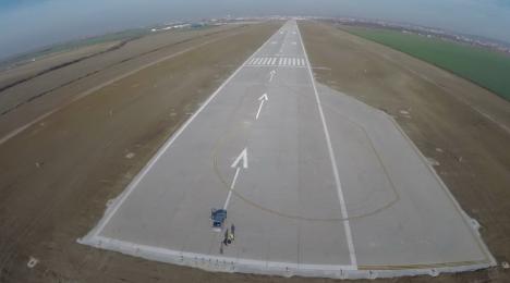 O firmă din Oradea și două din Galați vor proiecta și executa lucrările pentru prelungirea pistei Aeroportului (FOTO)