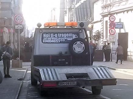 Trăgători de Bihor: Ce slogan 'sexy' şi-a găsit o firmă de tractări auto