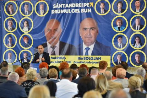 Primarul din Sântandrei, Ioan Mărcuş, şi-a lansat candidatura pentru al nouălea mandat. Cine face parte din echipa lui (FOTO)