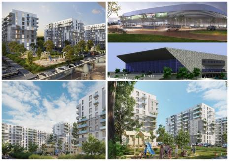 Un nou cartier rezidenţial, în Oradea: Peste 1200 de apartamente, în zona noului complex sportiv (FOTO)