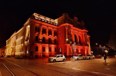 Primăria Oradea, Palatul Greco-Catolic și Podul Centenarului vor fi iluminate în portocaliu, marți, de Ziua Mondială a Luptei Împotriva Cancerului