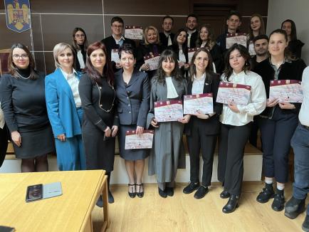 Concurs de procese simulate, la Oradea, pentru studenții de la patru universități (FOTO)