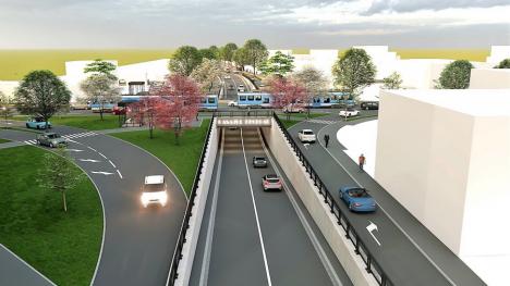 Proiectul pasajului pe sub Bulevardul Decebal, estimat la 22,5 milioane euro, a fost depus spre finanțare pe fonduri europene (FOTO)
