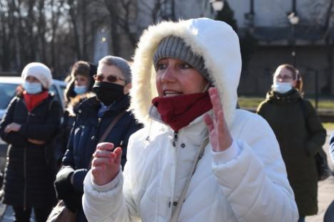 Un nou protest anti mască și anti vaccinare în Oradea, organizat de susținătorii controversatului deputat Mihai Lasca (FOTO / VIDEO)