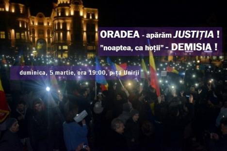 Proteste de susţinere a DNA în mai multe oraşe ale ţării, inclusiv în Oradea