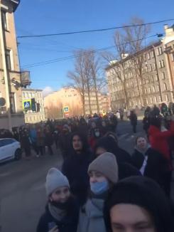 Proteste masive în Rusia: Peste 2.500 de manifestanți arestați, în doar o oră! (FOTO / VIDEO)